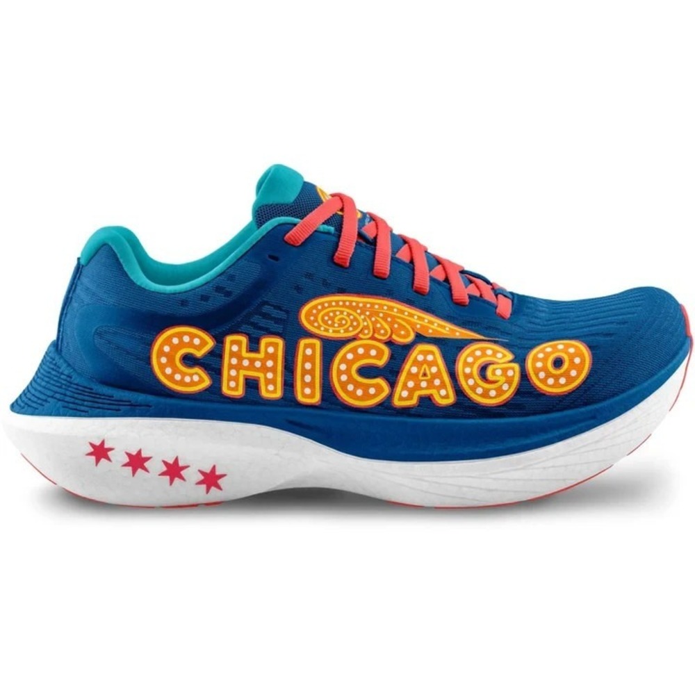 Topo Athletic Chicago Specter 2 Womens Size 6.5 Navy Orange Running Shoes NEW